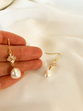 Load image into Gallery viewer, All Dressed Up Pearl Dangles
