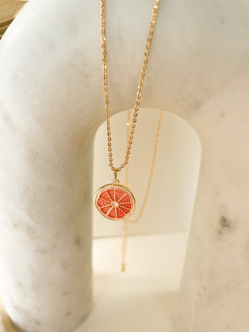 Grapefruit Necklace