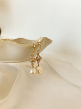 Load image into Gallery viewer, All Dressed Up Pearl Dangles
