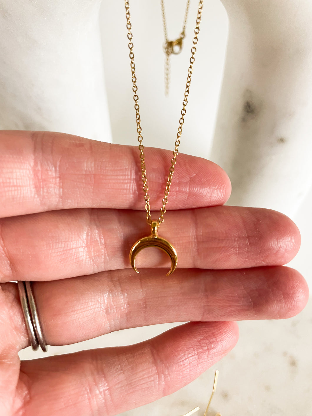 Moon Charm Necklace