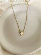 Load image into Gallery viewer, Reversible Dainty Star Necklace in White
