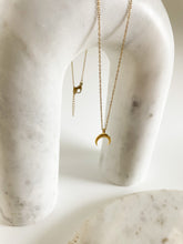 Load image into Gallery viewer, Moon Charm Necklace
