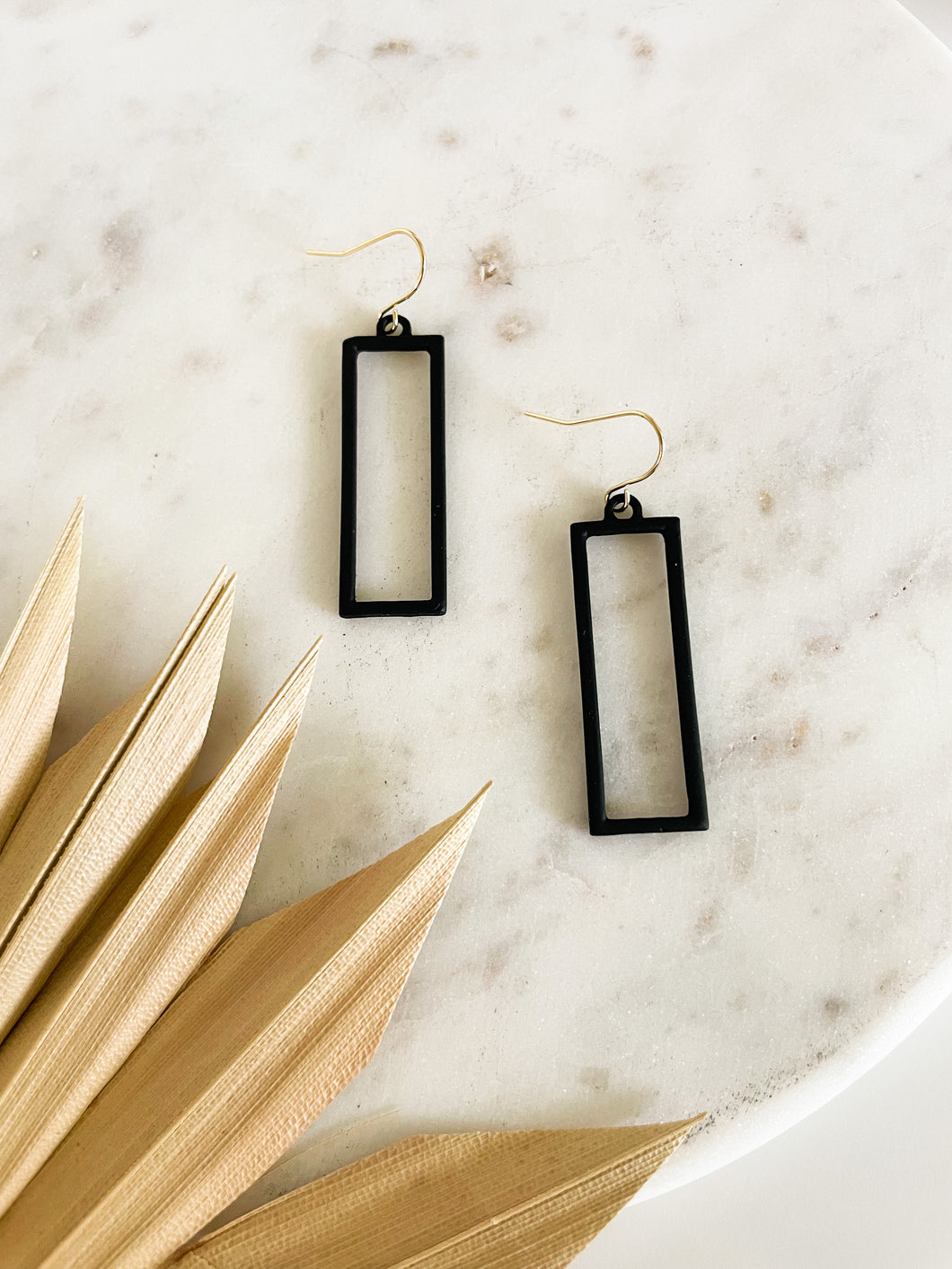 Black Rectangle Dangles