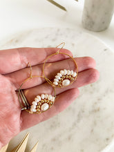 Load image into Gallery viewer, Pearl Wrap Dangles
