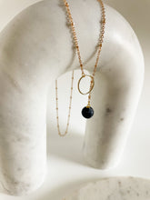 Load image into Gallery viewer, Black Marble Necklace
